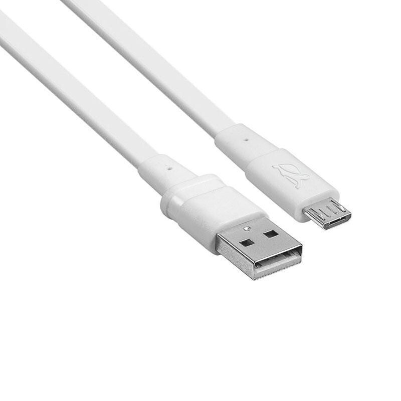 RIVACASE PS6000 WT12 Micro USB cable 1.2m Λευκό